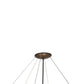 2nd Ave Lighting Cypola 30" Clean Fleshtone Idalight Timeless Bronze Inverted Pendant Light