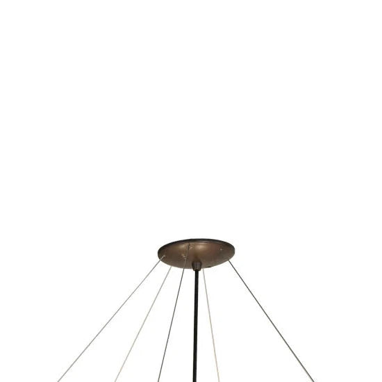 2nd Ave Lighting Cypola 30" Clean Fleshtone Idalight Timeless Bronze Inverted Pendant Light