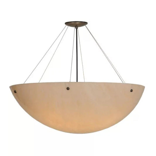 2nd Ave Lighting Cypola 30" Clean Fleshtone Idalight Timeless Bronze Inverted Pendant Light