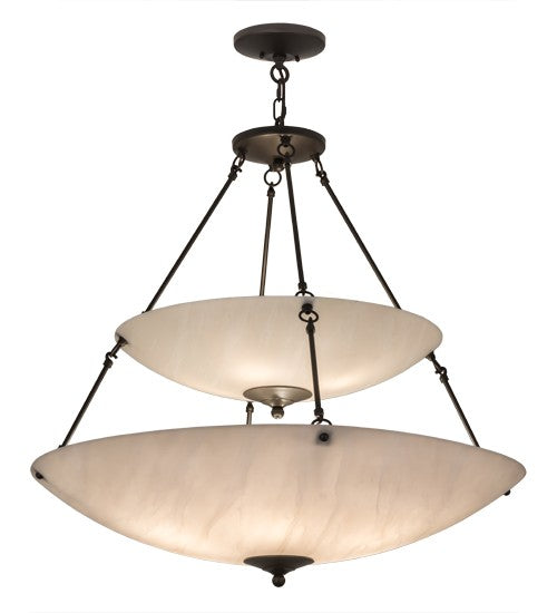 2nd Ave Lighting Cypola 36" Two Tier Inverted Pendant in Timeless Bronze Finish