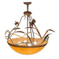 2nd Ave Lighting Daffodil 26" Inverted Pendant in Rust Finish