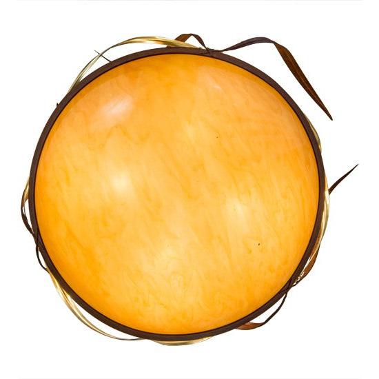 2nd Ave Lighting Daffodil 26" Inverted Pendant in Rust Finish