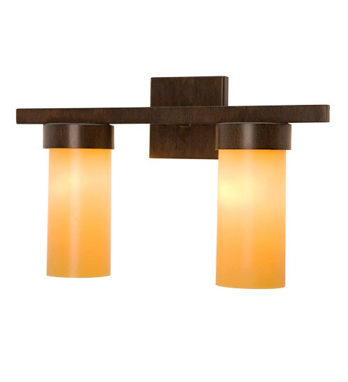 2nd Ave Lighting Dante 20" Wide 2 Light Wall Sconce in Timeless Bronze