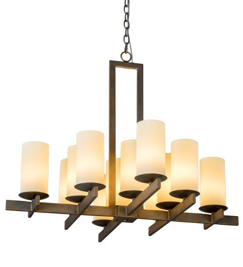 2nd Ave Lighting Dante 36" Wide 12 Light Chandelier in French Bronze Finish