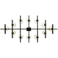 2nd Ave Lighting Dante 54" Long 12 Light Oblong Chandelier in Coffee Bean Finish