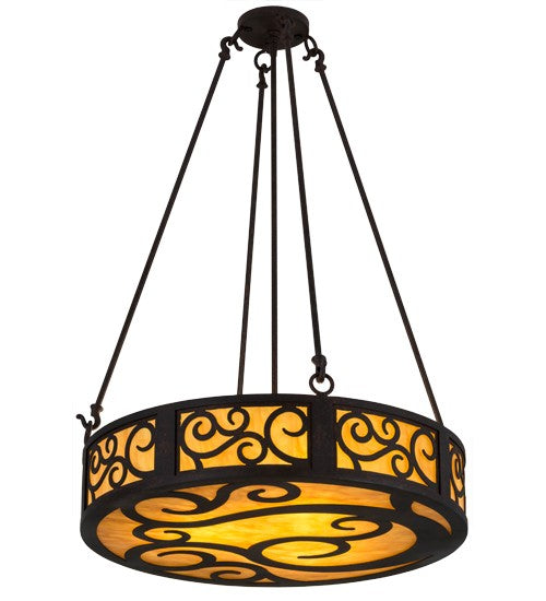 2nd Ave Lighting Dean 24" Inverted Pendant in Cajun Spice Finish