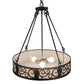 2nd Ave Lighting Dean 24" Inverted Pendant in Textured Black Finish