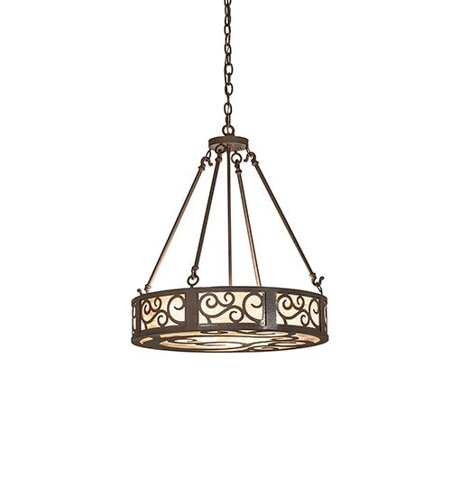 2nd Ave Lighting Dean 24" Wide Inverted Pendant in Cajun Spice Finish