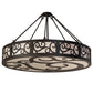 2nd Ave Lighting Dean 48" Wide Semi-Flushmount in Oil Rubbed Bronze Finish