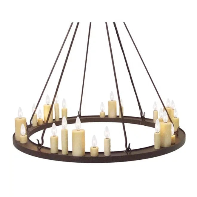 2nd Ave Lighting Deina 49" 24-Light Cajun E12 Base Spice Chandelier