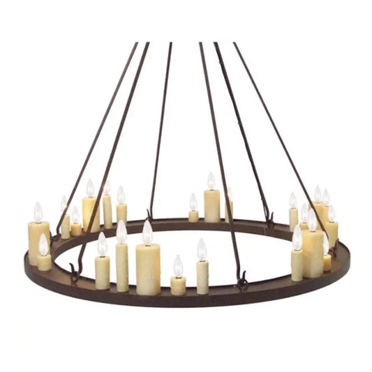 2nd Ave Lighting Deina 49" 24-Light Cajun E12 Base Spice Chandelier