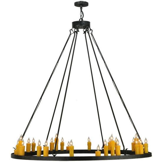 2nd Ave Lighting Deina 60" Wide 28 LT Chandelier in Smoke Finish