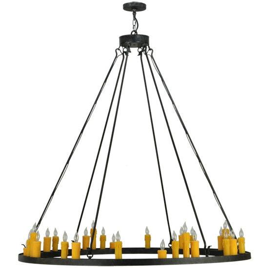 2nd Ave Lighting Deina 60" Wide 28 LT Chandelier in Smoke Finish