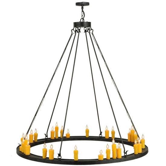 2nd Ave Lighting Deina 60" Wide 28 LT Chandelier in Smoke Finish