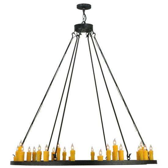 2nd Ave Lighting Deina 60" Wide 28 LT Chandelier in Smoke Finish