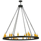 2nd Ave Lighting Deina 60" Wide 28 LT Chandelier in Smoke Finish