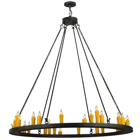2nd Ave Lighting Deina 60" Wide 28 LT Chandelier in Smoke Finish