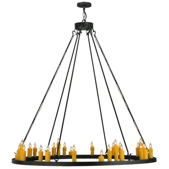 2nd Ave Lighting Deina 60" Wide 28 LT Chandelier in Smoke Finish