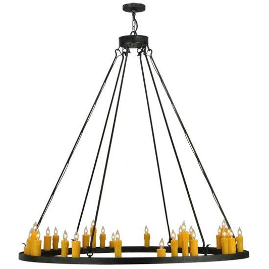 2nd Ave Lighting Deina 60" Wide 28 LT Chandelier in Smoke Finish