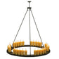 2nd Ave Lighting Deina 60" Wide 30 LT Chandelier in Wrought Iron Finish