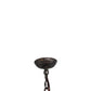 2nd Ave Lighting Delano 36" 8-Light Hand-Forged Iron Hardware Cajun Spice Finish Chandelier