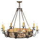 2nd Ave Lighting Delano 36" Wide 8 LT Chandelier in Antique Copper