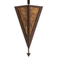 2nd Ave Lighting Desert Arrow 8" Wall Sconce in Rusty Nail Finish