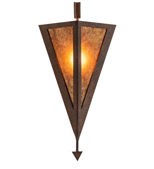 2nd Ave Lighting Desert Arrow 8" Wall Sconce in Rusty Nail Finish