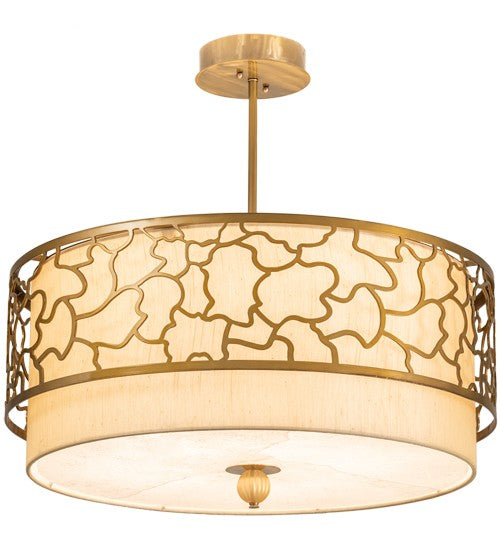 2nd Ave Lighting Deserto Seco 26.5" Pendant With Brass Powder Coat Finish