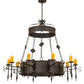 2nd Ave Lighting Diamante 54" Wide 10 LT Chandelier in Oil Rubbed Bronze Finish