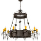 2nd Ave Lighting Diamante 54" Wide 10 LT Chandelier in Oil Rubbed Bronze Finish