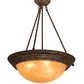 2nd Ave Lighting Dionne 20" Inverted Pendant in Baroque Finish