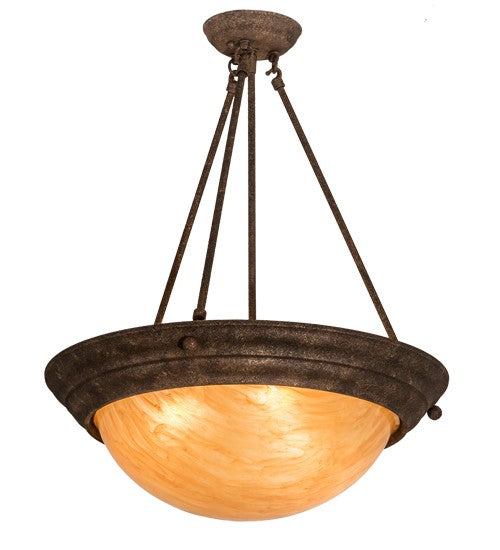 2nd Ave Lighting Dionne 20" Inverted Pendant in Baroque Finish