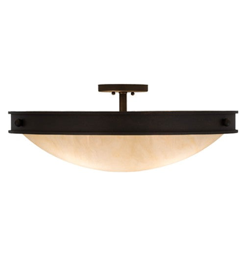 2nd Ave Lighting Dionne 22" Flushmount in Copper Rust Finish