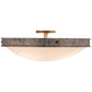 2nd Ave Lighting Dionne 22" Flushmount in Corinth Finish