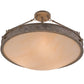 2nd Ave Lighting Dionne 22" Semi-Flushmount in Corinth Finish