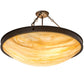 2nd Ave Lighting Dionne 30" Semi-Flushmount in Cafe Noir Finish