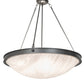 2nd Ave Lighting Dionne 31" Wide Inverted Pendant in Blackened Pewter