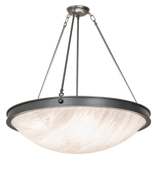 2nd Ave Lighting Dionne 31" Wide Inverted Pendant in Blackened Pewter