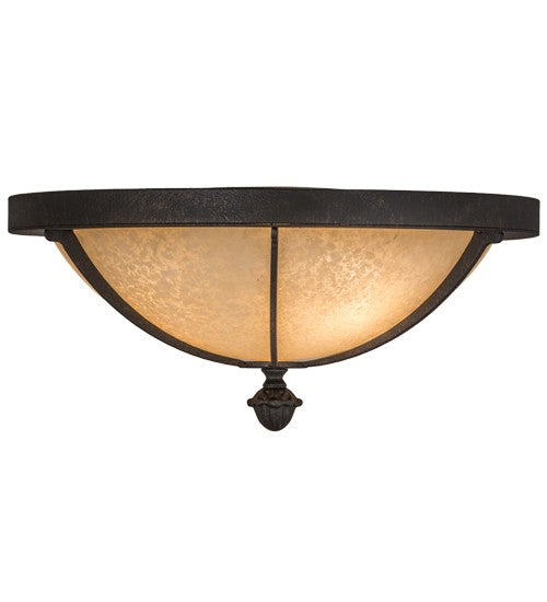 2nd Ave Lighting Dominga 16" Flushmount in Chestnut Finish