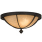 2nd Ave Lighting Dominga 16" Flushmount in Chestnut Finish