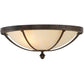 2nd Ave Lighting Dominga 20" Flushmount in Classic Rust Finish