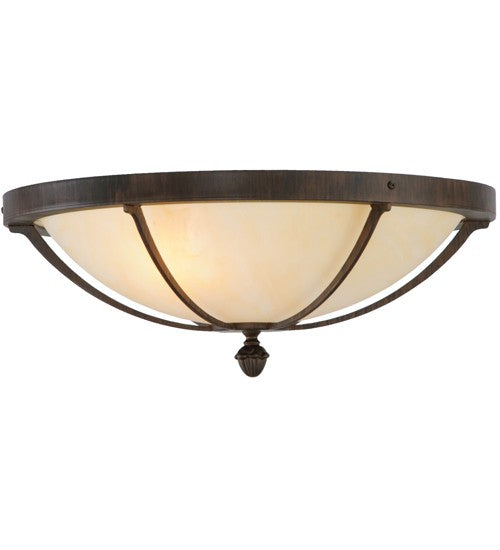 2nd Ave Lighting Dominga 20" Flushmount in Classic Rust Finish