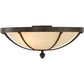 2nd Ave Lighting Dominga 20" Flushmount in Classic Rust Finish