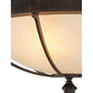 2nd Ave Lighting Dominga 20" Flushmount in Classic Rust Finish