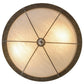 2nd Ave Lighting Dominga 20" Flushmount in Corinth Finish