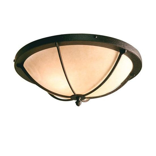 2nd Ave Lighting Dominga 20" Wide Flushmount in Chestnut Finish