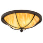 2nd Ave Lighting Dominga 20" Wide Flushmount in Wrought Iron Finish