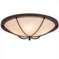 2nd Ave Lighting Dominga 24" Flushmount in Timeless Bronze