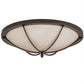 2nd Ave Lighting Dominga 24" Flushmount in Timeless Bronze